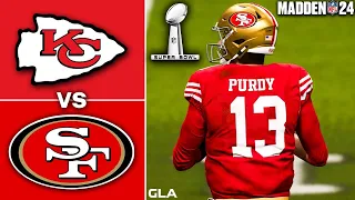 49ers vs. Chiefs Simulation | Super Bowl 58 | Madden 24 PS5