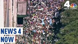 Greta Thunberg, Thousands More March in NYC for Global Climate Strike  | News 4 Now