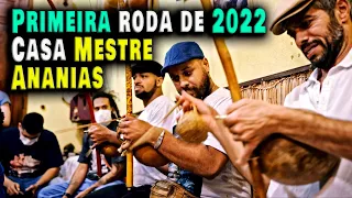 Primeira Roda de Capoeira de 2022 na Casa Mestre Ananias, fundador da Roda da Praça da República