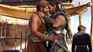 Assassin's Creed Odyssey - Gay Blacksmith Romance Scene (Alexios & Kosta)