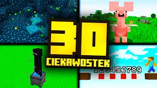 30 SEKRETNYCH CIEKAWOSTEK o MINECRAFT