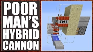 Minecraft: Poor Man's Hybrid Cannon [Deadly Accurate & Cheap!] [1.7/1.8+]