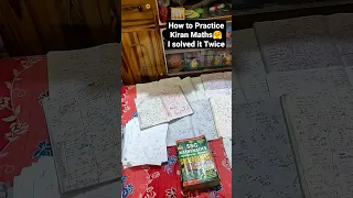 How to practice KIRAN Maths BOOK❤️ for BEGINNERS🤗 I solved it TWICE😄 5 times 50/50 (197.5 in CGL21)