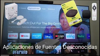 Instalar Aplicaciones de Fuentes Desconocidas en Google TV