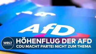 AFD-HÖHENFLUG: CDU-Länderchefs Hendrik Wüst und Boris Rhein äußern sich zur Frage der Kooperation