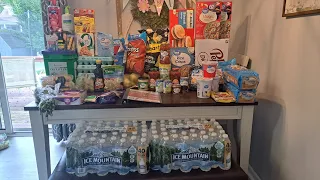 HUGE WEEKLY WALMART + SAM'S CLUB GROCERY PICKUP HAUL 🛒🛍 FAMILY OF 4 ON A BUDGET AND HEALTH JOURNEY