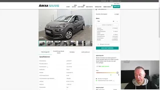 Со второй попытки купили Citroen C4 Grand Picasso 1.6 HDI Business 2017 года на аукционе Европы