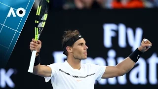 Zverev v Nadal match point (3R) | Australian Open 2017