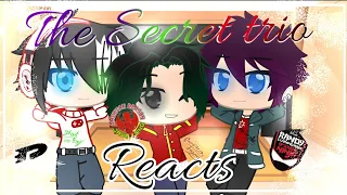 The Secret Trio Reacts [Gacha club] Death battle + bonus [Reupload]