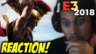 THIS IS SPARTA! Assassin's Creed Odyssey  - Official Gameplay Trailer | Ubisoft E3 2018 REACTION!!!