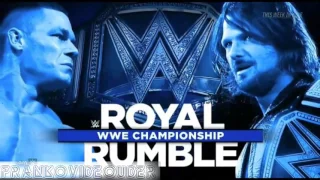 WWE ROYAL RUMBLE 2017 FULL MATCH CARD(PRUEBA #1)