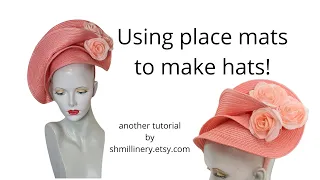 Hats made with place mats