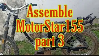 assemble motorcycle l Motorstar 155, Part 3