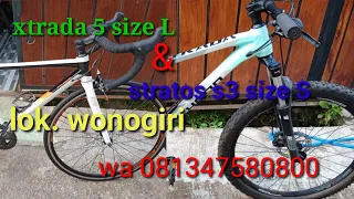 dijual xtrada 5 2021 4,7 dan stratos s3  5,8  #jualbelisepeda #sepeda #polygon #mtb