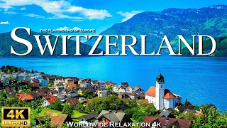 SWITZERLAND 4K • Scenic Relaxation Film with Peaceful Relaxing Music & Nature Video Ultra HD