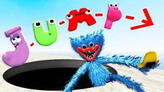 Who has the Longest Jump? Alphabet Lore or Huggy Wuggy