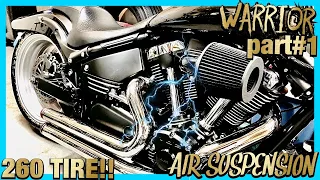 YAMAHA WARRIOR FAT TIRE PROJECT | WHEELS | EXHAUST | AIR SUSPENSION | PART #1