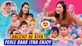 BACHCHON NE KIYA PEHLI BAAR ITNA ENJOY | Family Fitness