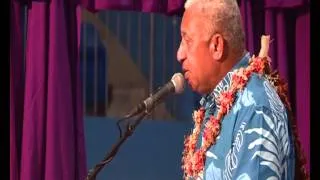 Fijian Prime Minister Voreqe Bainimarama Chief Guest at the 2013 Annual Sports Awards Night