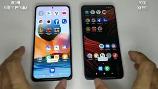 Redmi Note 10 Pro Max Vs Poco X3 Pro Speed & Camera Test