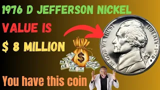 Rere Coin Alert: 1976 D Jefferson Nickel coin worth Million!