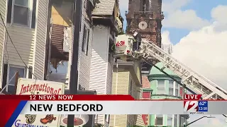 More than 2 dozen displaced by New Bedford fire; 1 firefighter hurt