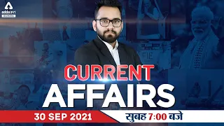 30 September Current Affairs 2021 | Current Affairs Today #662 | Daily Current Affairs