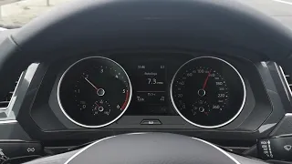 Volkswagen Tiguan 2.0 TDI DSG - consumpion on 130 km/h