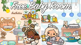 ✨New Free Baby Room in Toca Boca🍼New Update Free House🧺[House Design] Tocalifeworld | Makeover