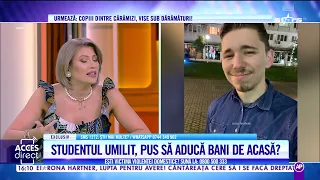 Student umilit, pus să aducă bani de acasă?