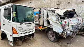 Hino Truck Chasis And Cabin Accidentally Fully Pressed Restoration | Hino Truck Transformation