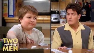 Jake Beats Charlie in Poker. Again. | Two and a Half Men