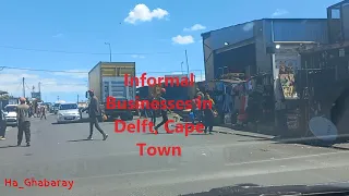 A View of Township Street in Delft Cape Town