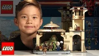 JABBA'S PALACE Lego Star Wars Set 9516 - Time-lapse Build, Unboxing & Review in 1080p HD