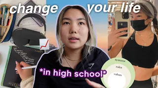 how to LEVEL UP in HIGH SCHOOL (academics, health, extracurriculars)