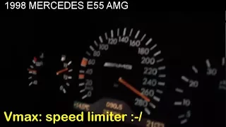 Mercedes E55 AMG w210 - 268 kmh (250 kmh / GPS speed) Autobahn