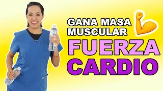 Rutina de Cardio y Fuerza para Ganar Masa Muscular en Adultos Mayores