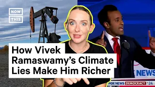 How Vivek Ramaswamy’s Climate Denial Is Making Him Richer