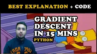 Gradient Descent - How machine learning algorithms & Deep Neural Networks learn? Algorithm+Code