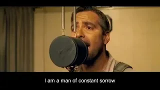 O' Brother - Man of constant sorrow - video & lyrics karaoke - Soggy Bottom Boys