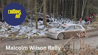 Malcolm Wilson Rally 2023 Grizedale Forest - Snow - Gravel - Flat Out