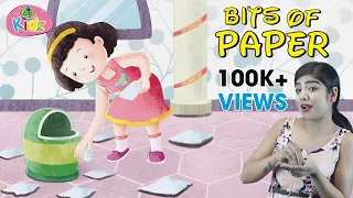 BITS OF PAPER || ENGLISH RHYME ||  KIDS RHYME