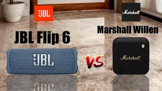 JBL Flip 6 vs Marshall Willen Bluetooth Speaker Comparison
