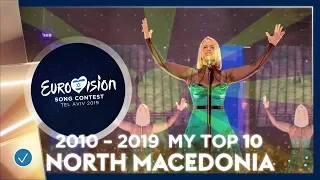 North Macedonia in ESC | My Top 10 // 2010-2019