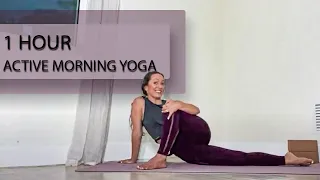 One Hour Active Morning Yoga for Strength and Flexibility