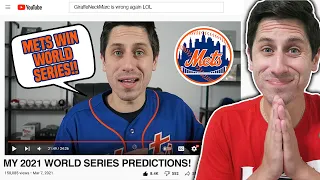 Reacting to my 2021 MLB World Series Predictions!