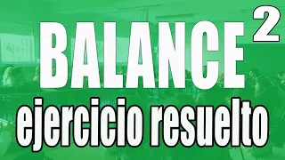 Balance de situación. Ejercicio resuelto.