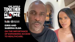 Idris and Sabrina Elba Discuss COVID-19 Coronavirus Pandemic | One World: Together At Home