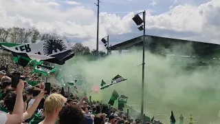 SC Preussen Münster - Fortuna Düsseldorf II 2:0 | Aufstieg in die 3. Liga Fanmarsch und Stimmung