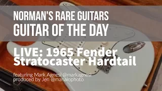 Norman’s Rare Guitars - LIVE Guitar of the Day: 1965 Fender Stratocaster Hardtail Sonic Blue